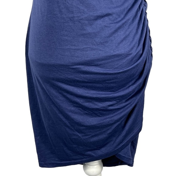 QEARAL CASUAL RUCHED‎ MINI SLEEVELESS DRESS - Picture 7 of 14